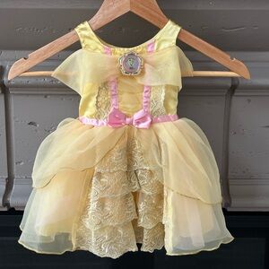 Disney Store Baby Belle Princess Dress Beauty and the Beast Costume Halloween